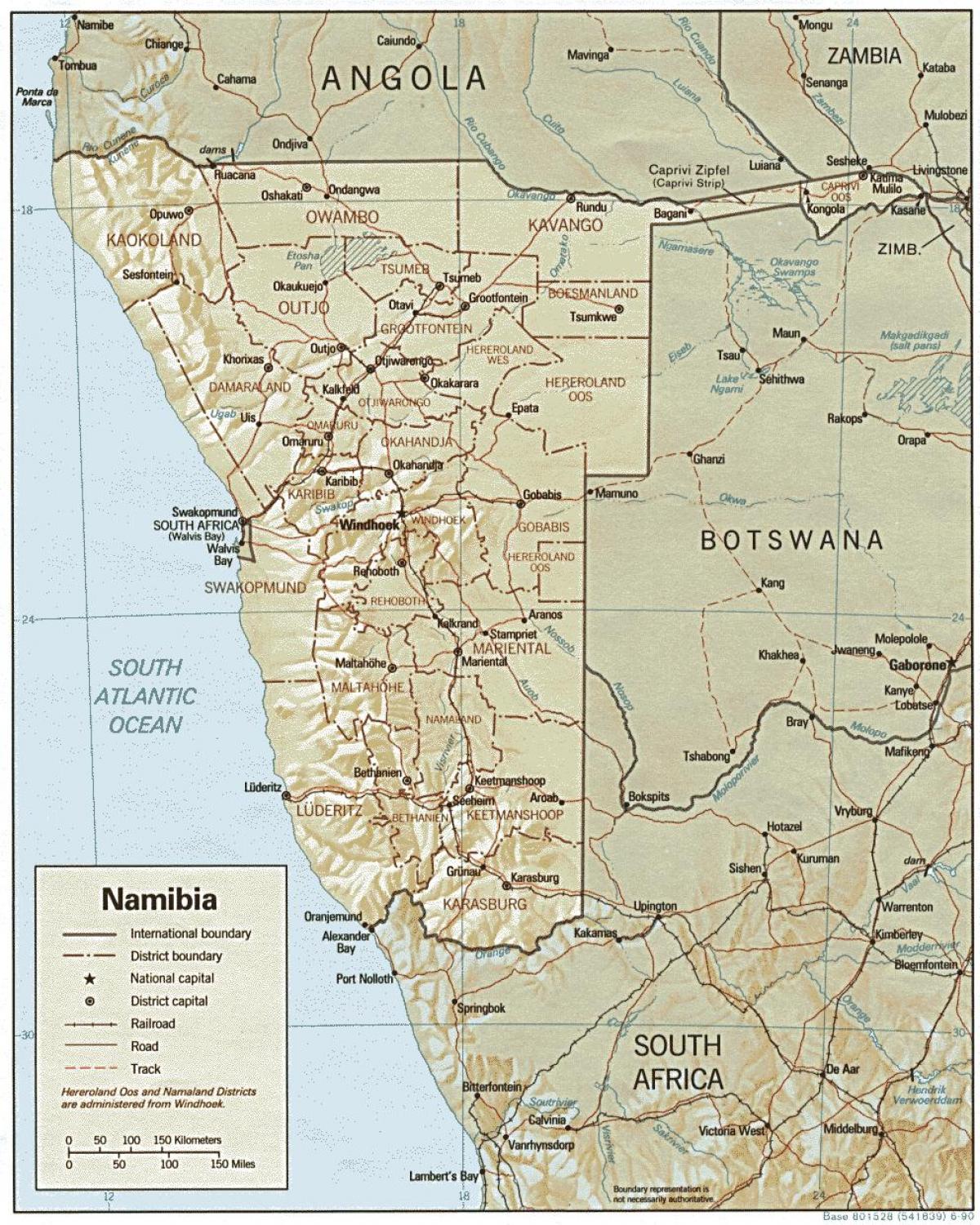 نقشه نامیبیا مزرعه